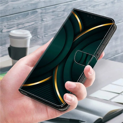 For Oppo A38 4G / A18 4G Leather Case 3D Pattern Printing Wallet Cover