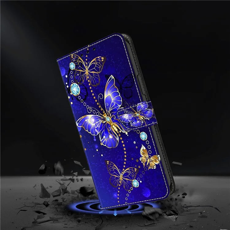 For Oppo A38 4G / A18 4G Leather Case 3D Pattern Printing Wallet Cover