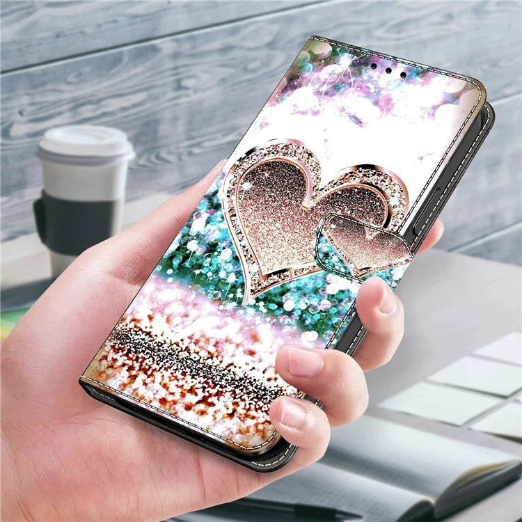 For Oppo A38 4G / A18 4G Leather Case 3D Pattern Printing Wallet Cover