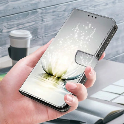 For Oppo A38 4G / A18 4G Leather Case 3D Pattern Printing Wallet Cover