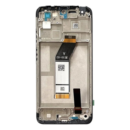 For Xiaomi Redmi 10 4G (2021) 21061119AG Grade C LCD Screen and Digitizer Assembly + Frame (without Logo)