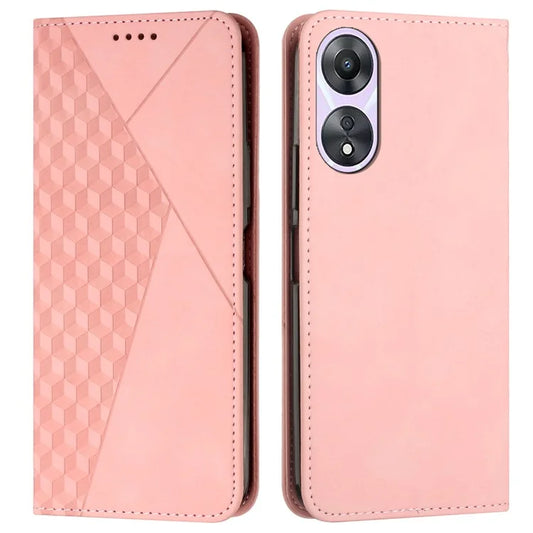 For Oppo A58 5G / A58x 5G / A78 5G / A1 5G / A1x 5G / A2x 5G Case PU Leather Magnetic Absorption Phone Cover