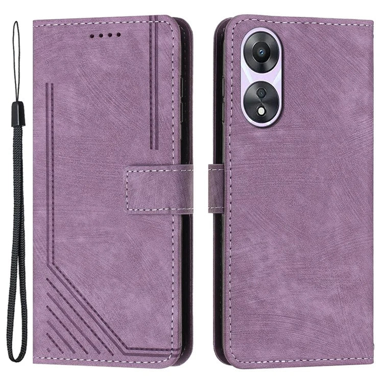 For Oppo A58 5G / A58x 5G / A78 5G / A1x 5G / A1 5G / A2x 5G Leather Case Skin Touch Phone Cover