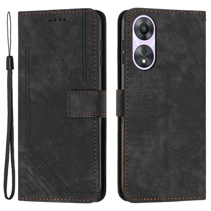 For Oppo A58 5G / A58x 5G / A78 5G / A1x 5G / A1 5G / A2x 5G Leather Case Skin Touch Phone Cover