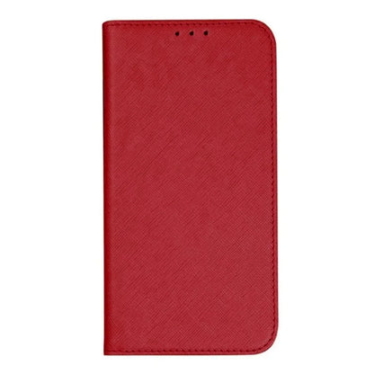 For Oppo A59 5G Cell Phone Case Magnetic Auto Closing Cross Texture PU Leather Wallet Cover