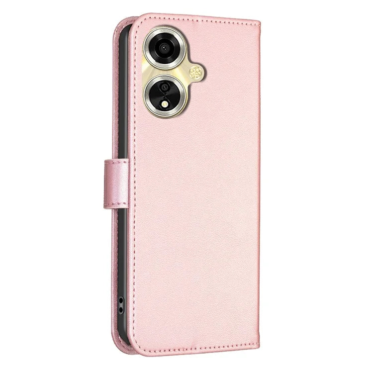 For Oppo A59 5G Magnetic Case Leather Clover Pattern Phone Cover