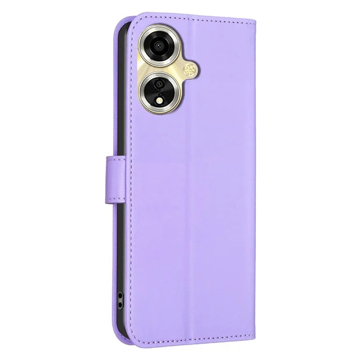 For Oppo A59 5G Magnetic Case Leather Clover Pattern Phone Cover