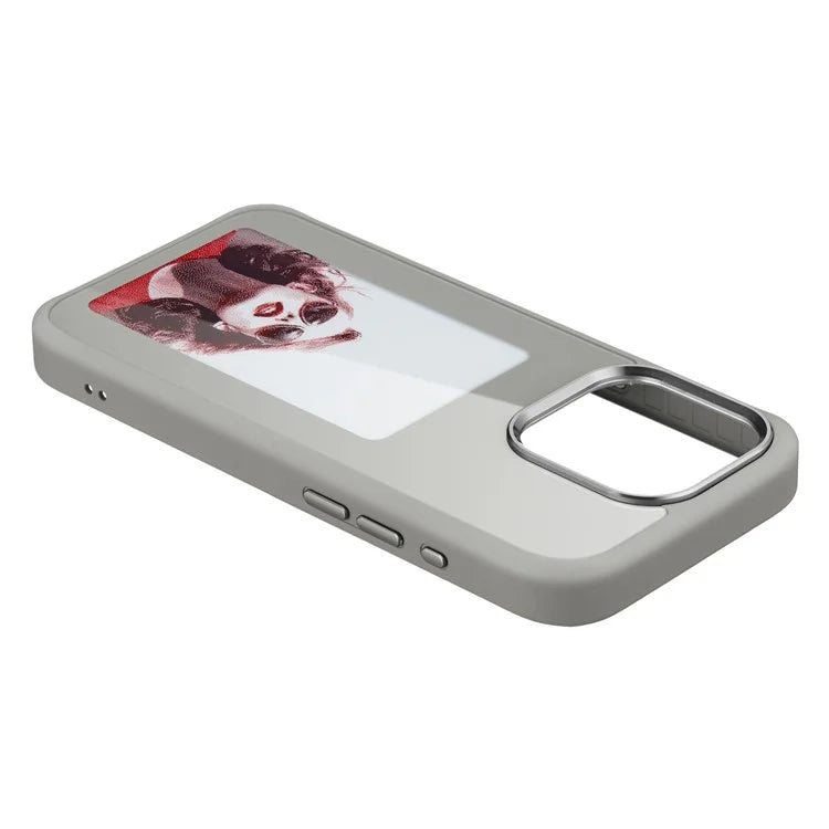 E Ink Screen Case for iPhone 15 Pro NFC Customize with Your Own Images