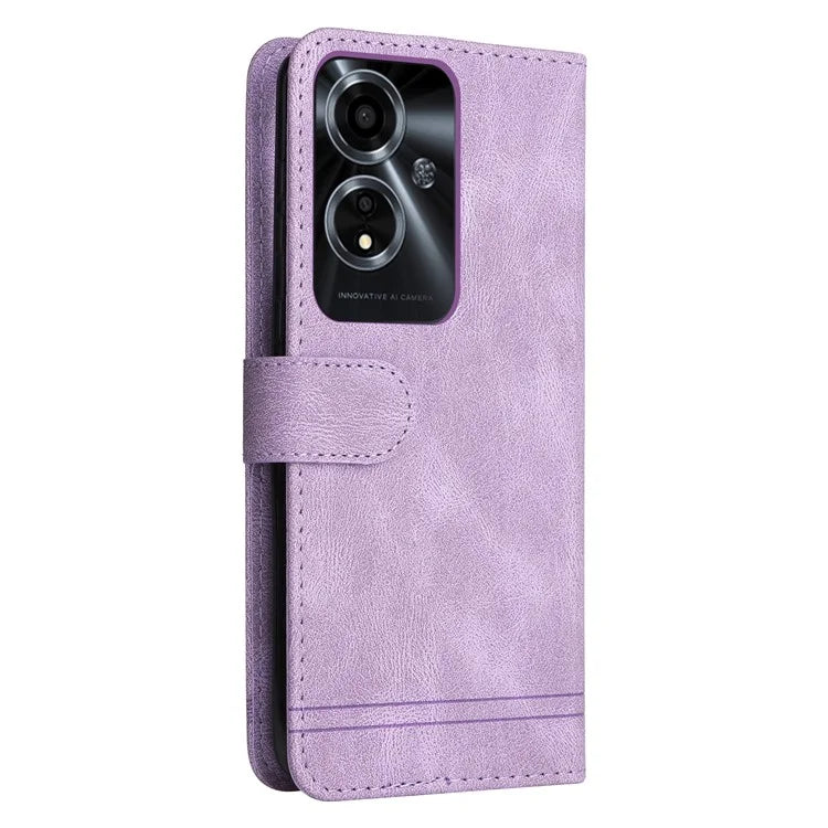 For Oppo A59 5G / A2m 5G Cell Phone Case Skin-Touch Feeling Cover with Hand Strap