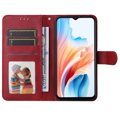 For Oppo A59 5G / A2m 5G Magnetic Phone Case Calf Texture Card Slots Cover