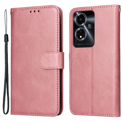 For Oppo A59 5G / A2m 5G Magnetic Phone Case Calf Texture Card Slots Cover