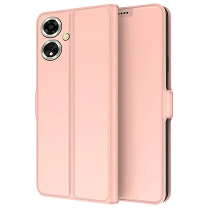 For Oppo A59 5G Case PU Leather Magnetic Clasp Protect Phone Cover with Card Holder