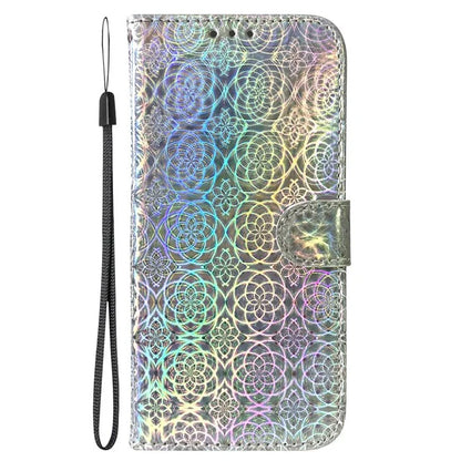 For Oppo A59 5G / A2m 5G Case Dazzling Flower PU Leather Folio Flip Wallet Phone Cover