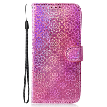 For Oppo A59 5G / A2m 5G Case Dazzling Flower PU Leather Folio Flip Wallet Phone Cover