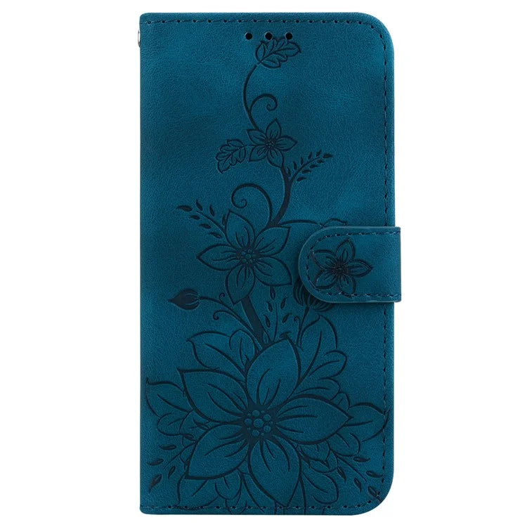 For Oppo A59 5G / A2m 5G Case Floral Pattern Folding Stand Leather Phone Cover