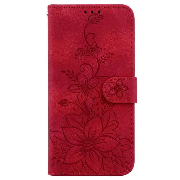 For Oppo A59 5G / A2m 5G Case Floral Pattern Folding Stand Leather Phone Cover