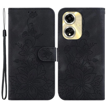 For Oppo A59 5G / A2m 5G Case Floral Pattern Folding Stand Leather Phone Cover