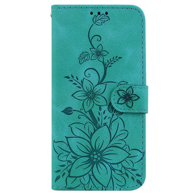 For Oppo A59 5G / A2m 5G Case Floral Pattern Folding Stand Leather Phone Cover