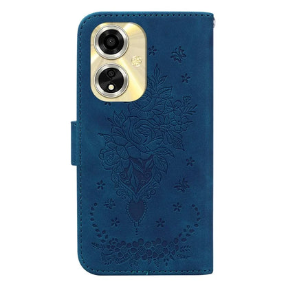 For Oppo A59 5G / A2m 5G Case Folio Flower Pattern Protective Leather Phone Cover