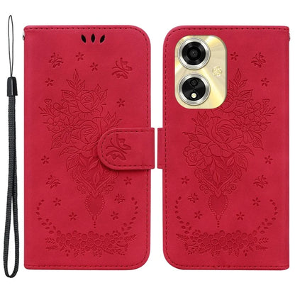 For Oppo A59 5G / A2m 5G Case Folio Flower Pattern Protective Leather Phone Cover