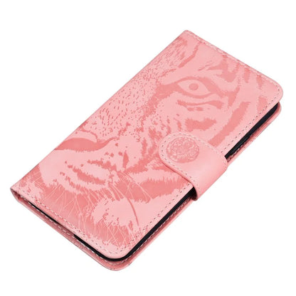 For Oppo A59 5G / A2m 5G Wallet Case Imprinted Tiger Pattern Leather Stand Phone Cover