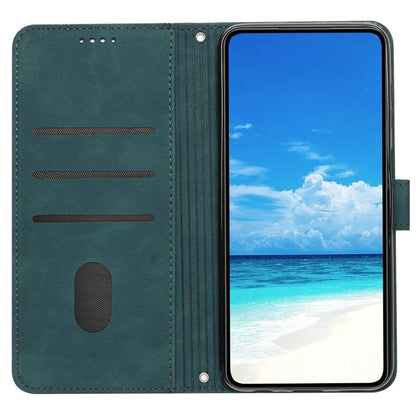 For Oppo A59 5G / A2m 5G Case Heart Imprinted PU Leather Phone Wallet Cover