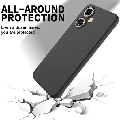 For Oppo A59 5G / A2m 5G Cell Phone Case Soft Lining Liquid Silicone Anti-drop Cover