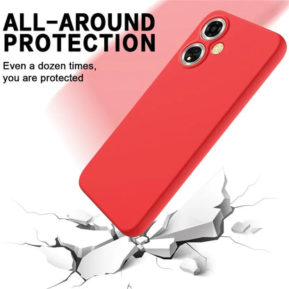 For Oppo A59 5G / A2m 5G Cell Phone Case Soft Lining Liquid Silicone Anti-drop Cover