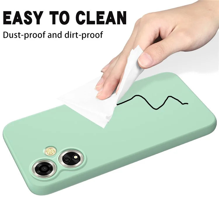 For Oppo A59 5G / A2m 5G Cell Phone Case Soft Lining Liquid Silicone Anti-drop Cover