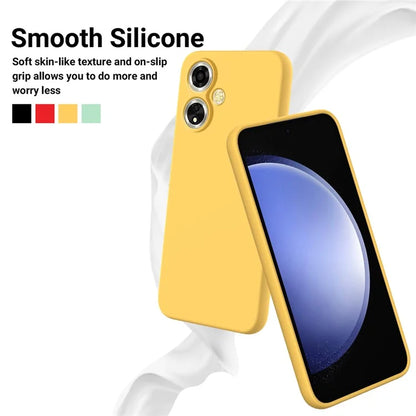 For Oppo A59 5G / A2m 5G Cell Phone Case Soft Lining Liquid Silicone Anti-drop Cover