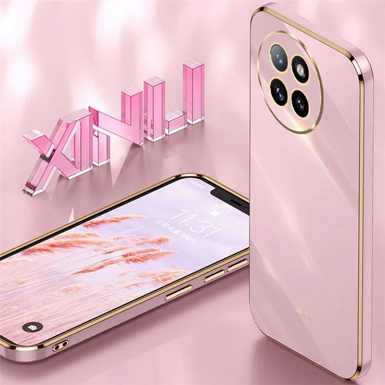 XINLI For Xiaomi Civi 4 Pro 5G / 14 Civi 5G Case Anti-Scratch Electroplating TPU Phone Cover