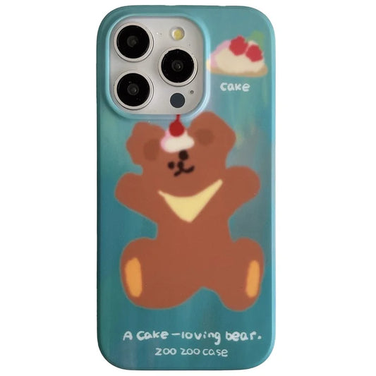 For iPhone 15 Pro Wholesale Case Animal Pattern IMD TPU Phone Shell