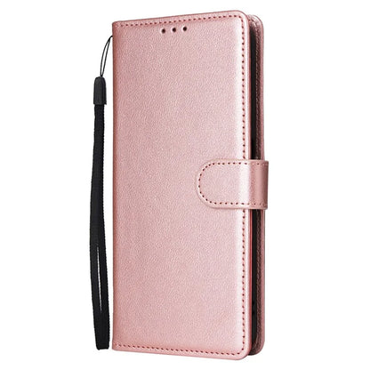 For Oppo A59 5G Leather Case with 3 Card Slots Protective Phone Cover