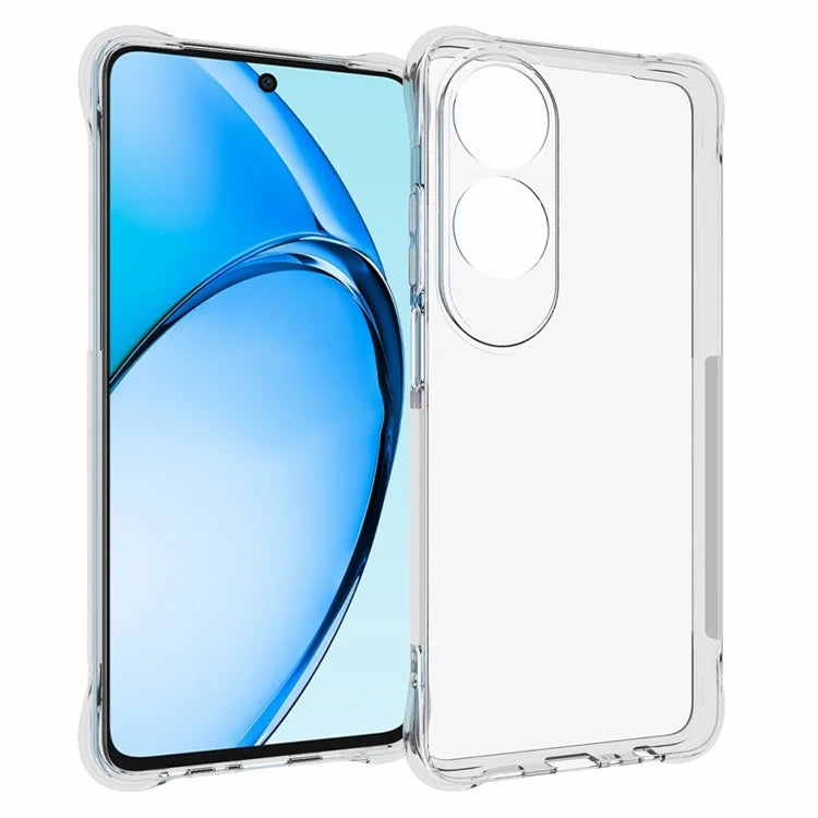 For Oppo A60 4G Case Non-Slip Transparent TPU Protective Phone Cover