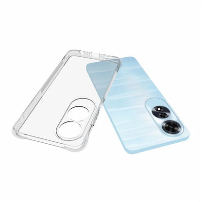 For Oppo A60 4G Case Non-Slip Transparent TPU Protective Phone Cover