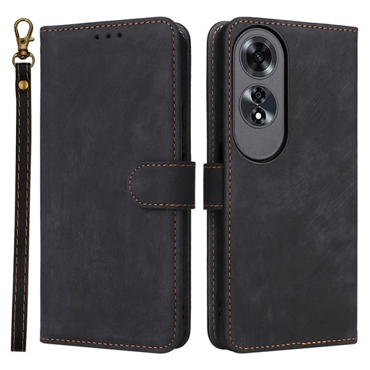 For Oppo A60 4G Case RFID Blocking Card Slots Phone Leather Cover