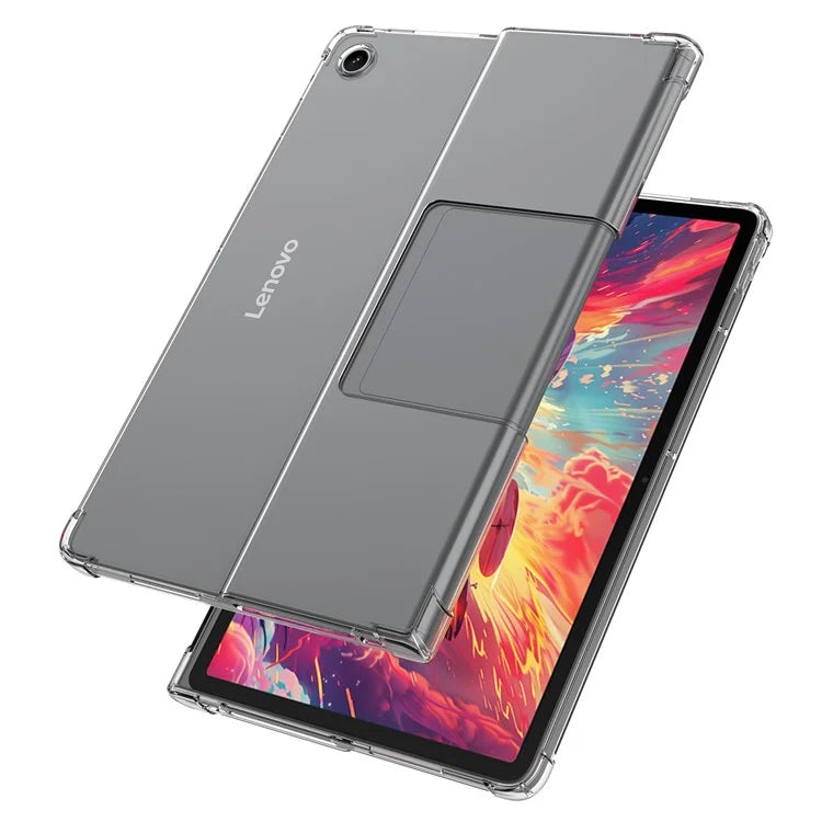 For Lenovo Tab Plus Case Four Corner Shockproof Clear Tablet TPU Cover