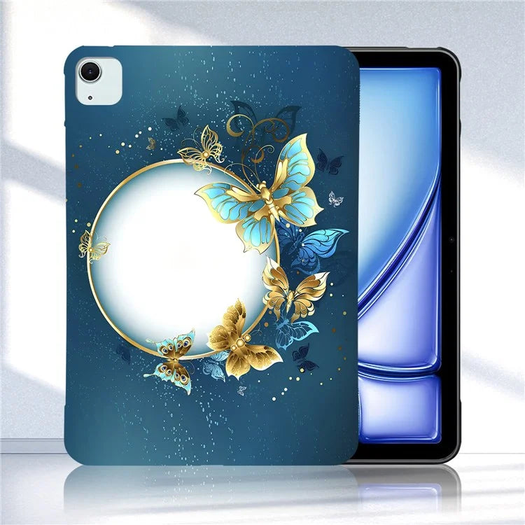 For iPad Air 11 (2024) TPU Case Pattern Printing Slim Tablet Protective Cover