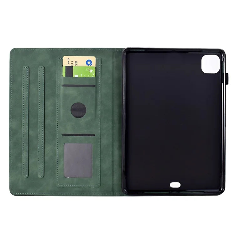 For iPad Air 11 (2024) / Air (2022) / (2020) / iPad Pro 11 (2022) / (2021) / (2020) / (2018) Case Leather Card Slots Tablet Cover