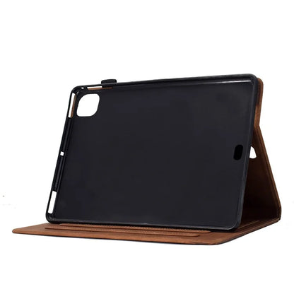 For iPad Air 11 (2024) / Air (2022) / (2020) / iPad Pro 11 (2022) / (2021) / (2020) / (2018) Case Leather Card Slots Tablet Cover