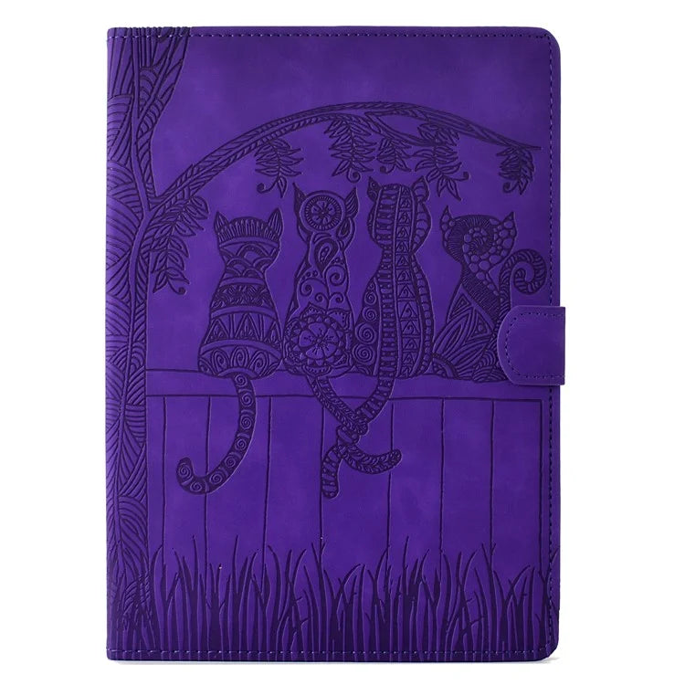 For iPad Air 11 (2024) / Air (2022) / (2020) / iPad Pro 11 (2022) / (2021) / (2020) / (2018) Case Leather Card Slots Tablet Cover