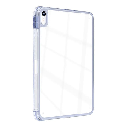 For iPad Air 11 (2024) Case Clear TPU Tablet Protective Cover with Pen Slot