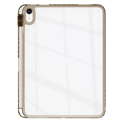 For iPad Air 11 (2024) Case Clear TPU Tablet Protective Cover with Pen Slot