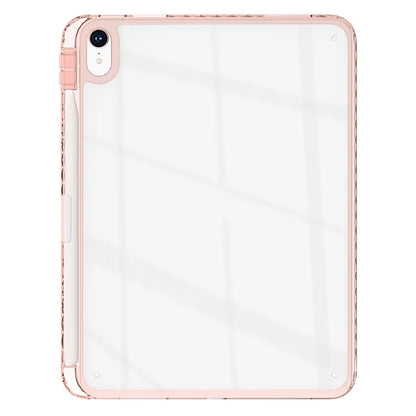 For iPad Air 11 (2024) Case Clear TPU Tablet Protective Cover with Pen Slot