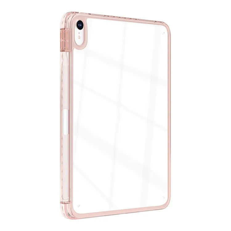 For iPad Air 11 (2024) Case Clear TPU Tablet Protective Cover with Pen Slot