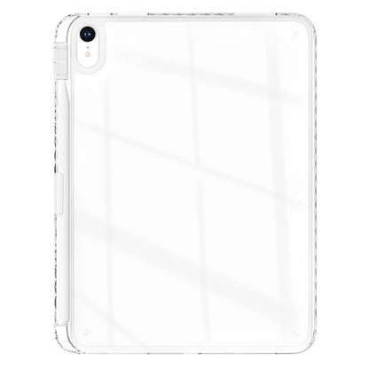 For iPad Air 11 (2024) Case Clear TPU Tablet Protective Cover with Pen Slot