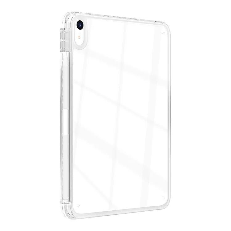 For iPad Air 11 (2024) Case Clear TPU Tablet Protective Cover with Pen Slot