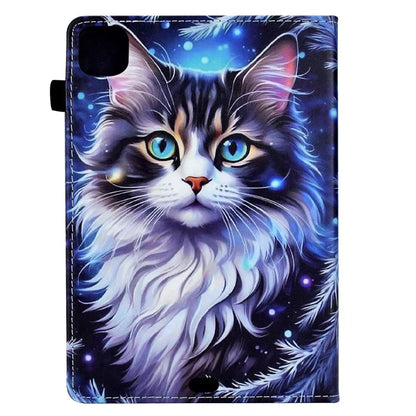 Tablet Case for iPad Air 11 (2024) / iPad Pro 11 (2022) / (2020) / iPad Air (2022) / (2020) Pattern Printing Cover Card Holder