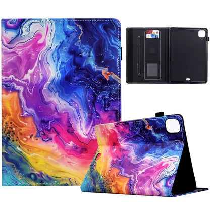 Tablet Case for iPad Air 11 (2024) / iPad Pro 11 (2022) / (2020) / iPad Air (2022) / (2020) Pattern Printing Cover Card Holder