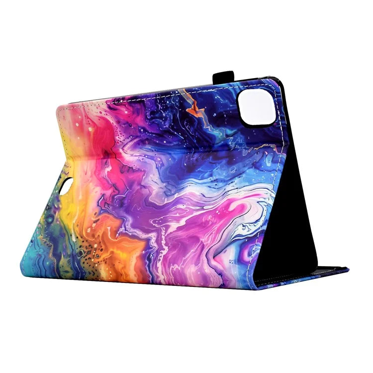 Tablet Case for iPad Air 11 (2024) / iPad Pro 11 (2022) / (2020) / iPad Air (2022) / (2020) Pattern Printing Cover Card Holder